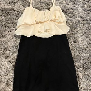 BCBG Maxazria black and white size 2 dress